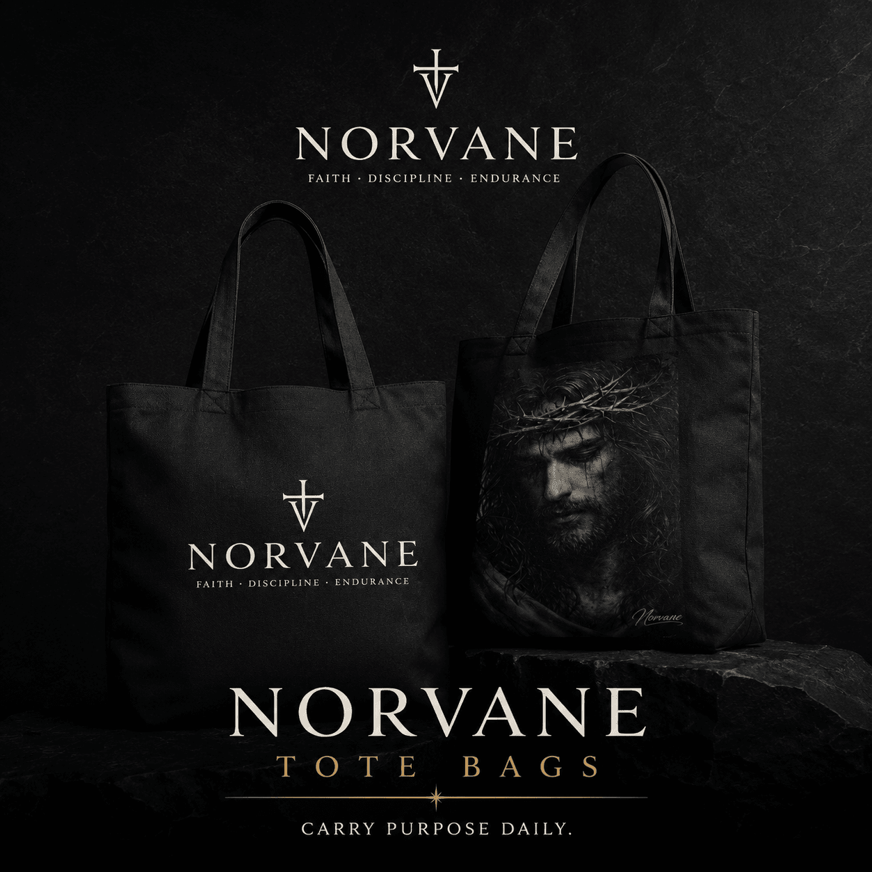 Norvane Tote Bags