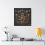 Heart of Albion Matte Canvas Wall Art — Lion Crest Stretched Canvas