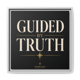 Guided by Truth Matte Framed Canvas Wall Art