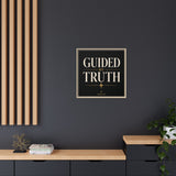 Guided by Truth Matte Framed Canvas Wall Art
