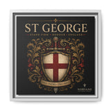 St George Shield Matte Canvas Framed Wall Art — England Crest Decor
