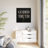 Guided by Truth Matte Framed Canvas Wall Art