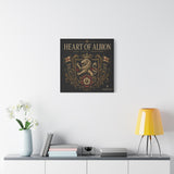 Heart of Albion Matte Canvas Wall Art — Lion Crest Stretched Canvas