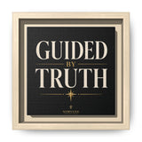 Guided by Truth Matte Framed Canvas Wall Art