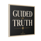 Guided by Truth Matte Framed Canvas Wall Art