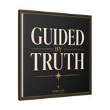Guided by Truth Matte Framed Canvas Wall Art