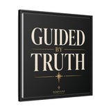 Guided by Truth Matte Framed Canvas Wall Art