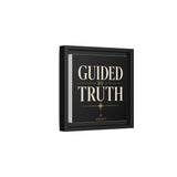 Guided by Truth Matte Framed Canvas Wall Art