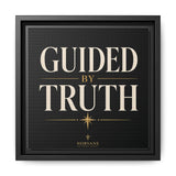 Guided by Truth Matte Framed Canvas Wall Art