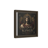 King of Kings Matte Canvas Print (Framed) — Religious Jesus Wall Art