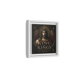 King of Kings Matte Canvas Print (Framed) — Religious Jesus Wall Art