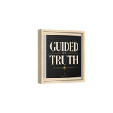 Guided by Truth Matte Framed Canvas Wall Art