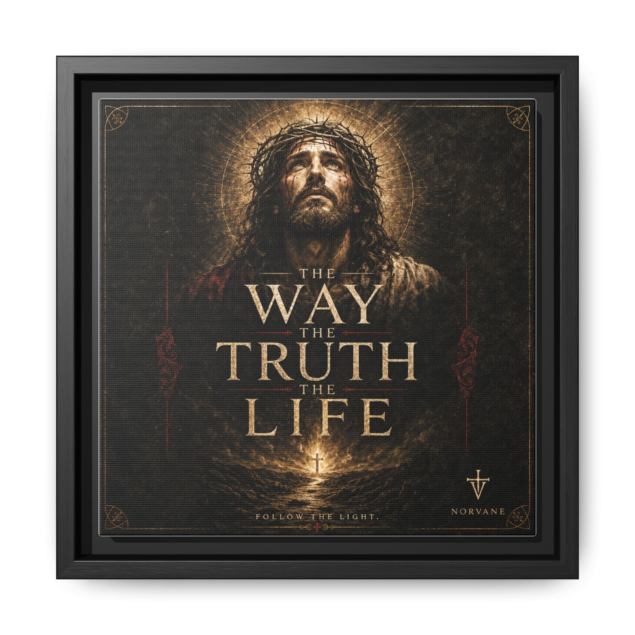 Norvane The Way The Truth The Life Framed Canvas – Christian Wall Art