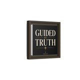 Guided by Truth Matte Framed Canvas Wall Art