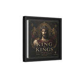 King of Kings Matte Canvas Print (Framed) — Religious Jesus Wall Art