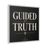 Guided by Truth Matte Framed Canvas Wall Art