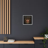 St George Shield Matte Canvas Framed Wall Art — England Crest Decor