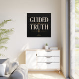 Guided by Truth Matte Framed Canvas Wall Art