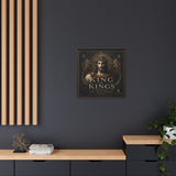 King of Kings Matte Canvas Print (Framed) — Religious Jesus Wall Art