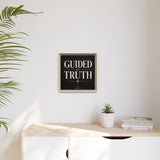 Guided by Truth Matte Framed Canvas Wall Art