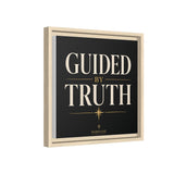 Guided by Truth Matte Framed Canvas Wall Art