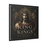 King of Kings Matte Canvas Print (Framed) — Religious Jesus Wall Art