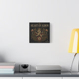 Heart of Albion Matte Canvas Wall Art — Lion Crest Stretched Canvas