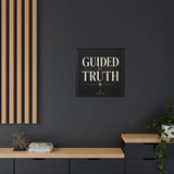 Guided by Truth Matte Framed Canvas Wall Art