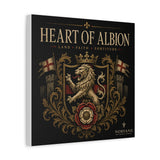 Heart of Albion Matte Canvas Wall Art — Lion Crest Stretched Canvas