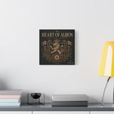 Heart of Albion Matte Canvas Wall Art — Lion Crest Stretched Canvas