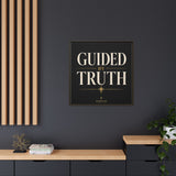Guided by Truth Matte Framed Canvas Wall Art