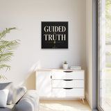 Guided by Truth Matte Framed Canvas Wall Art