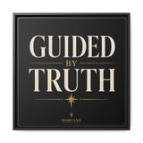 Guided by Truth Matte Framed Canvas Wall Art