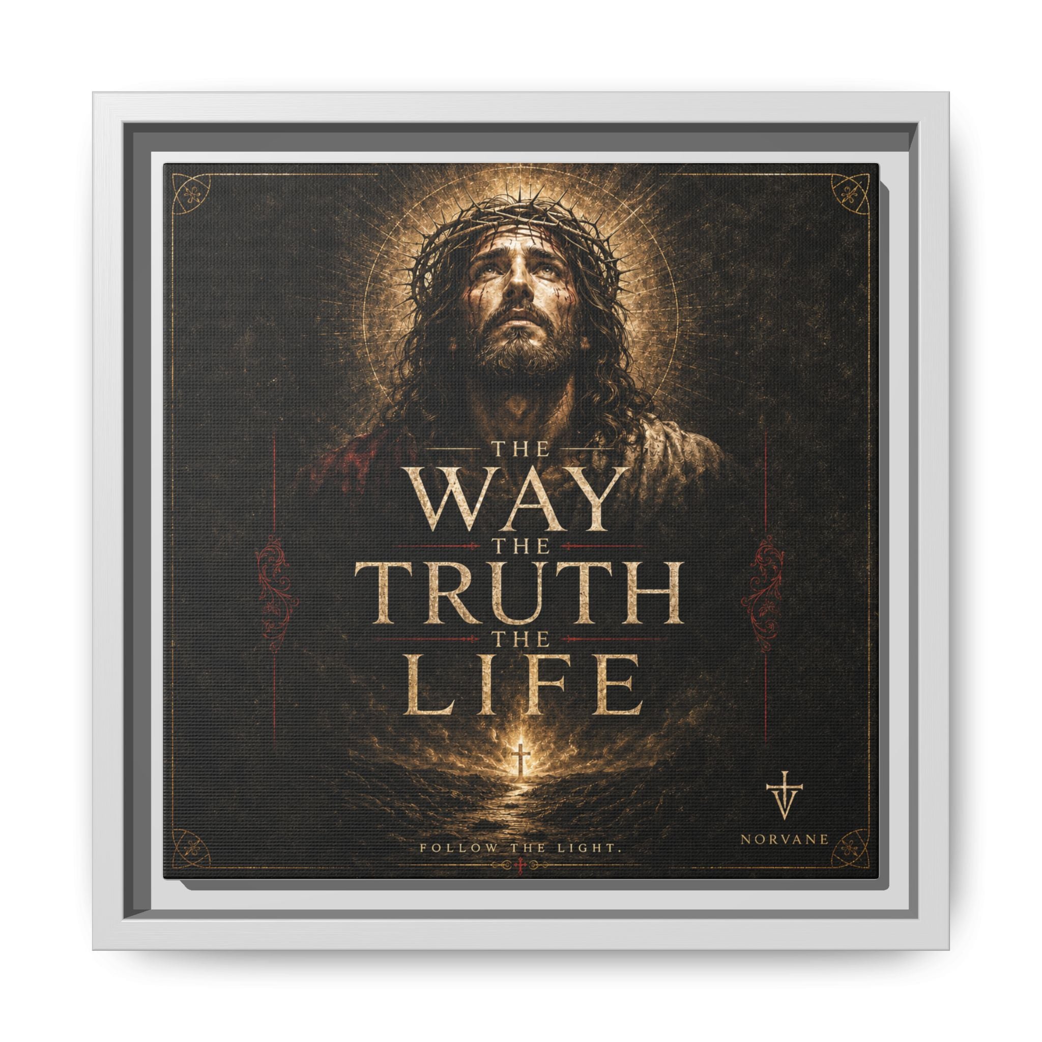 Norvane The Way The Truth The Life Framed Canvas – Christian Wall Art