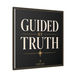 Guided by Truth Matte Framed Canvas Wall Art