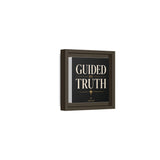 Guided by Truth Matte Framed Canvas Wall Art