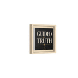 Guided by Truth Matte Framed Canvas Wall Art