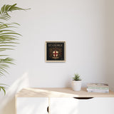 St George Shield Matte Canvas Framed Wall Art — England Crest Decor
