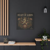 Heart of Albion Matte Canvas Wall Art — Lion Crest Stretched Canvas