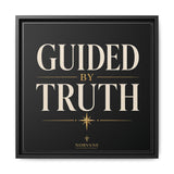 Guided by Truth Matte Framed Canvas Wall Art