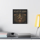 Heart of Albion Matte Canvas Wall Art — Lion Crest Stretched Canvas