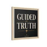 Guided by Truth Matte Framed Canvas Wall Art