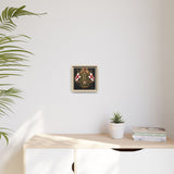 Matte Canvas: Lionheart England Crest Wall Art — Framed Union Jack Shield Print
