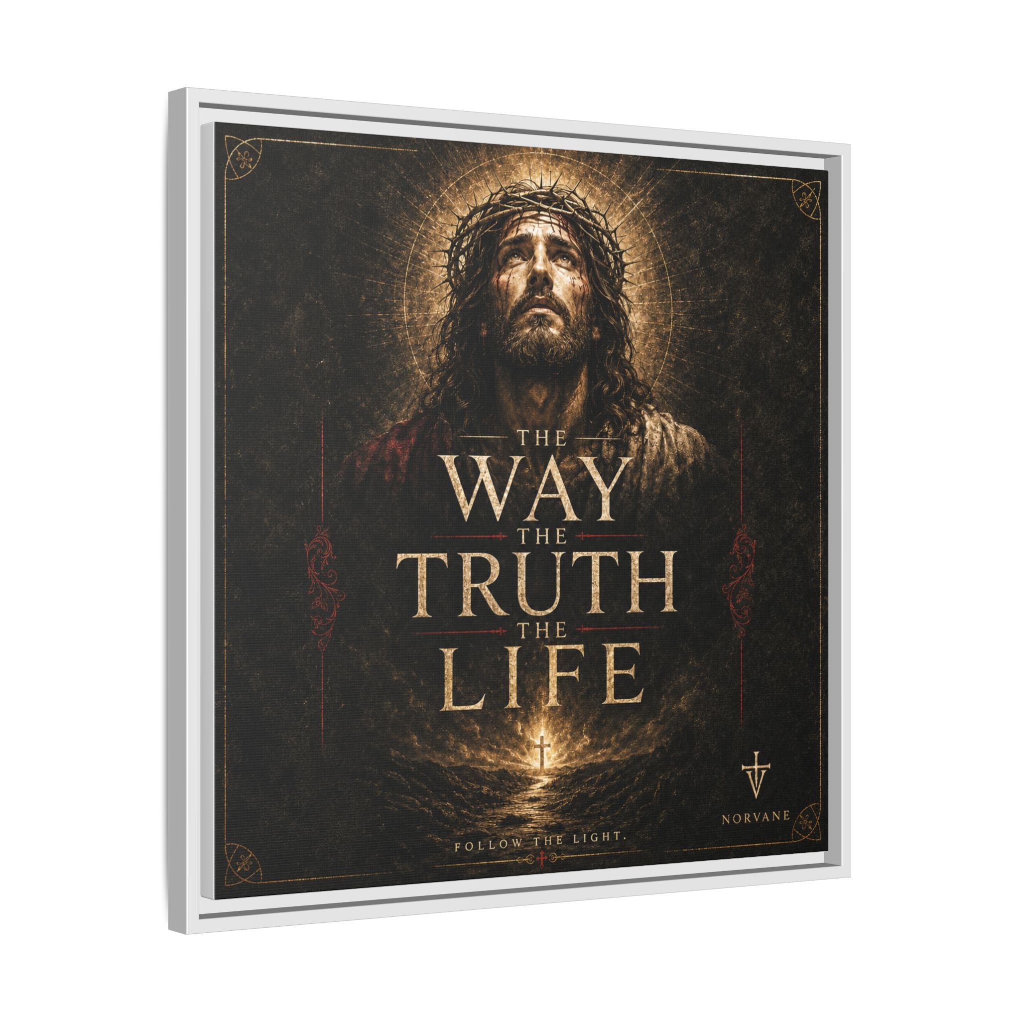 Norvane The Way The Truth The Life Framed Canvas – Christian Wall Art