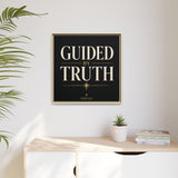 Guided by Truth Matte Framed Canvas Wall Art