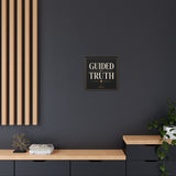 Guided by Truth Matte Framed Canvas Wall Art