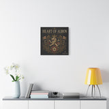 Heart of Albion Matte Canvas Wall Art — Lion Crest Stretched Canvas