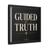 Guided by Truth Matte Framed Canvas Wall Art
