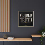 Guided by Truth Matte Framed Canvas Wall Art