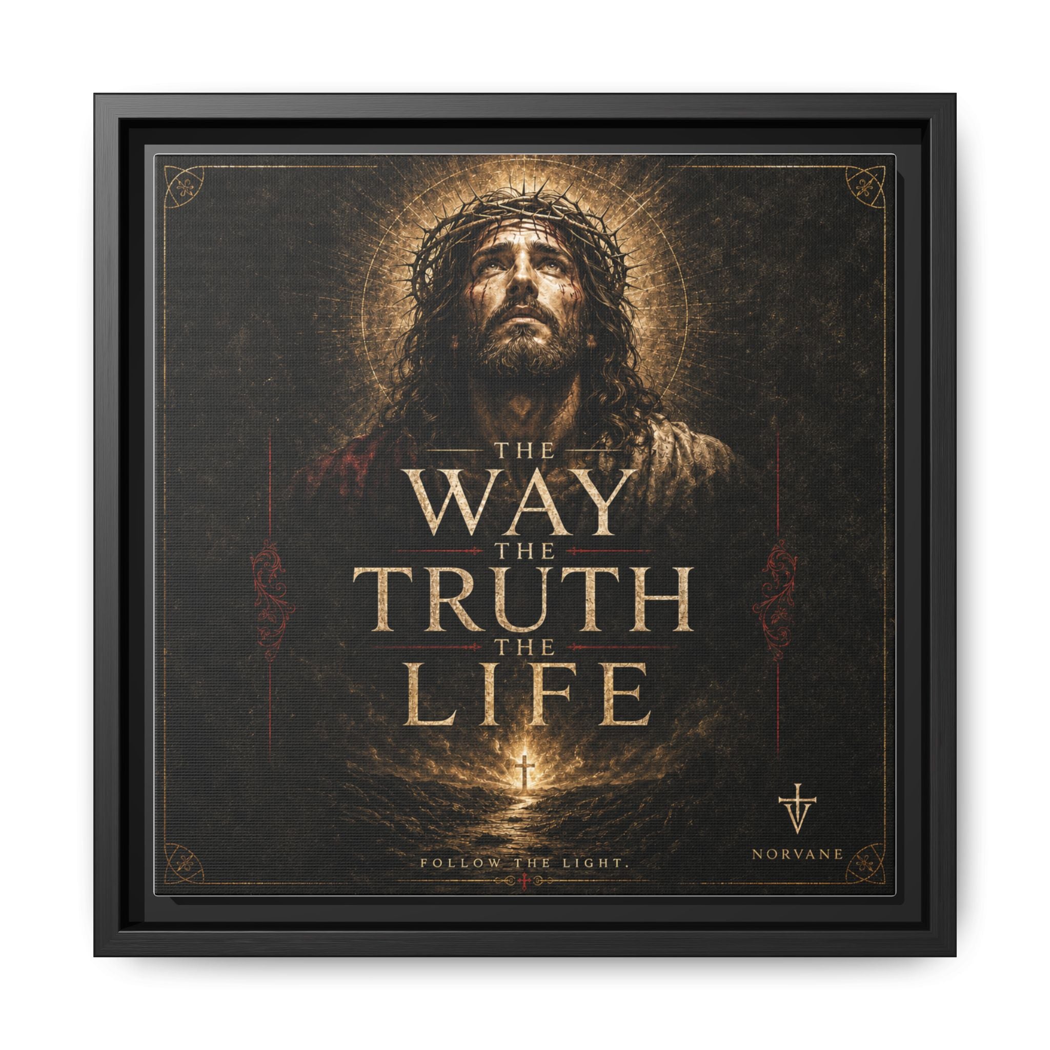 Norvane The Way The Truth The Life Framed Canvas – Christian Wall Art